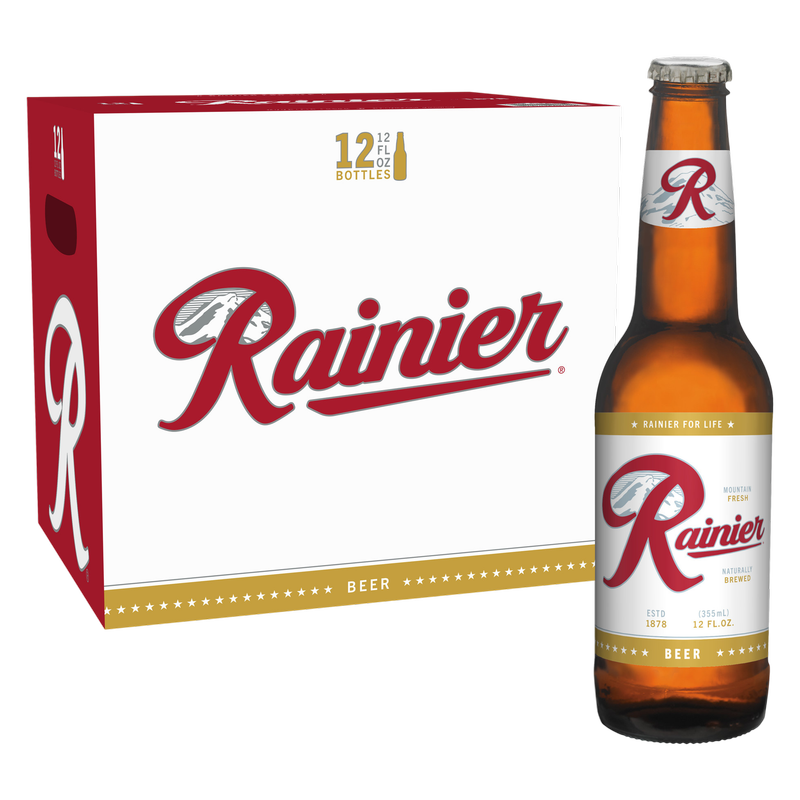 Rainier 12pk 12oz Bottles 4.6% ABV
