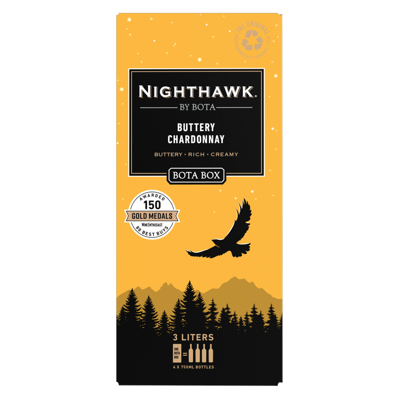 Bota Box Nighthawk Gold Buttery Chardonnay 3L Box