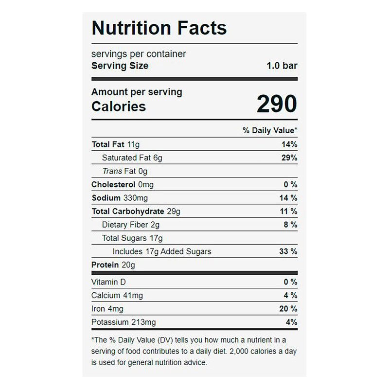 CLIF Builders Protein Bar Chocolate Peanut Butter Flavor 2.4oz