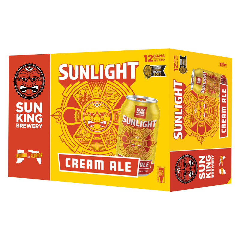 Sun King Sunlight Cream Ale 12pk 12oz Can 5.2% ABV