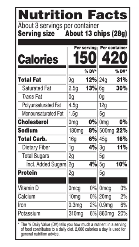 Herr's Honey BBQ Ripple Chip 2.75oz