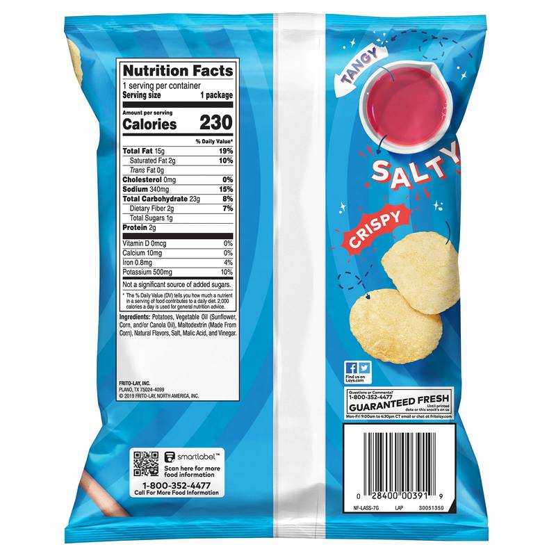 Lay's Salt & Vinegar Chips 1.5oz