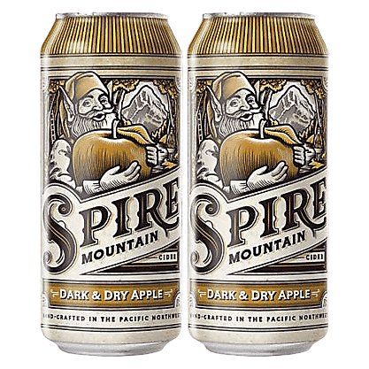 Spire Mountain Dark & Dry Cider 4pk 16oz Can