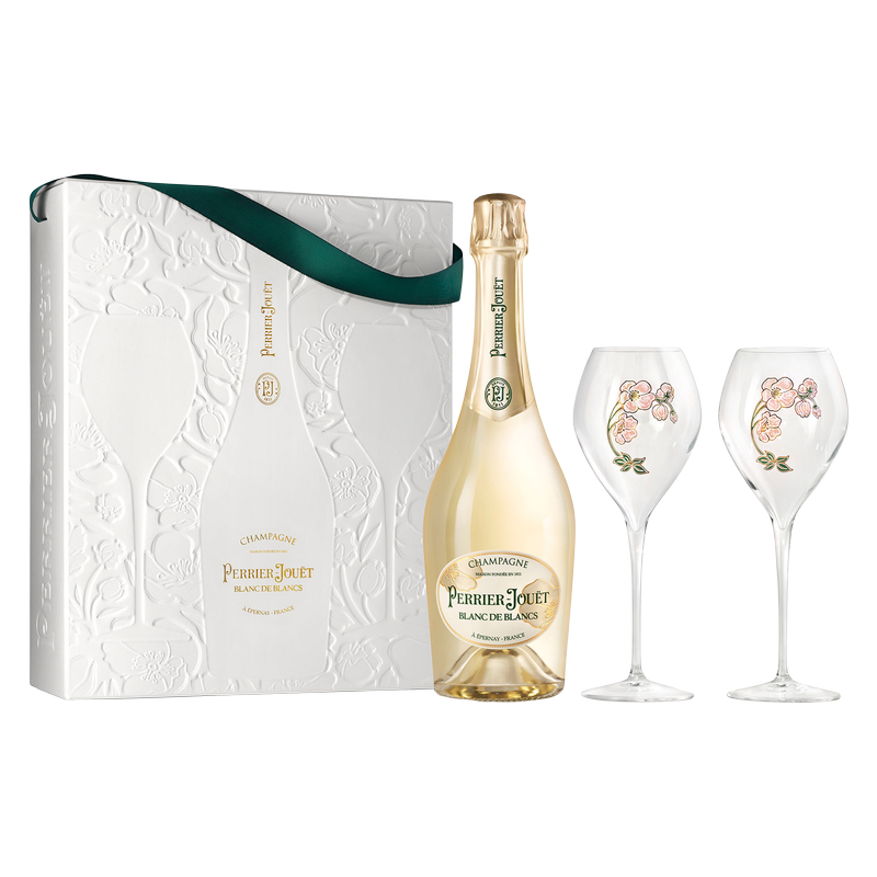 Perrier Jouet Blanc de Blancs Two Flute Gift Set 750ml