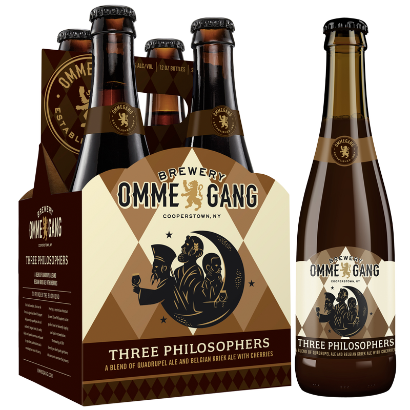 Ommegang Three Philosophers Belgian Style Quadruple 4pk 12oz Btl 9.7% ABV