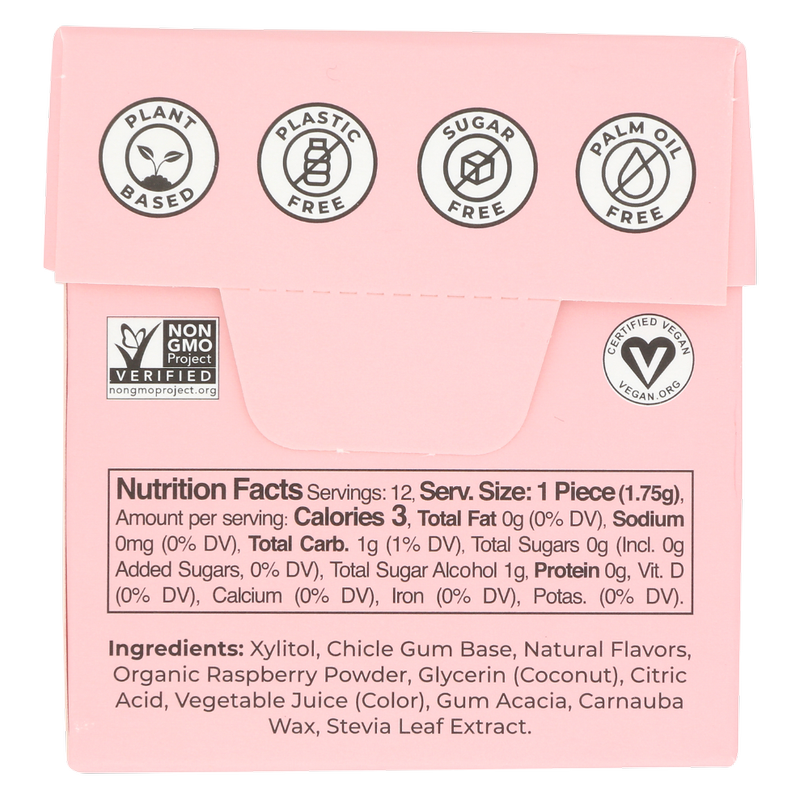 Refresh Gum Raspberry, 12 ct