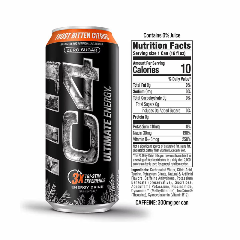 C4 Ultimate Frost Bitten Citrus 16oz Can