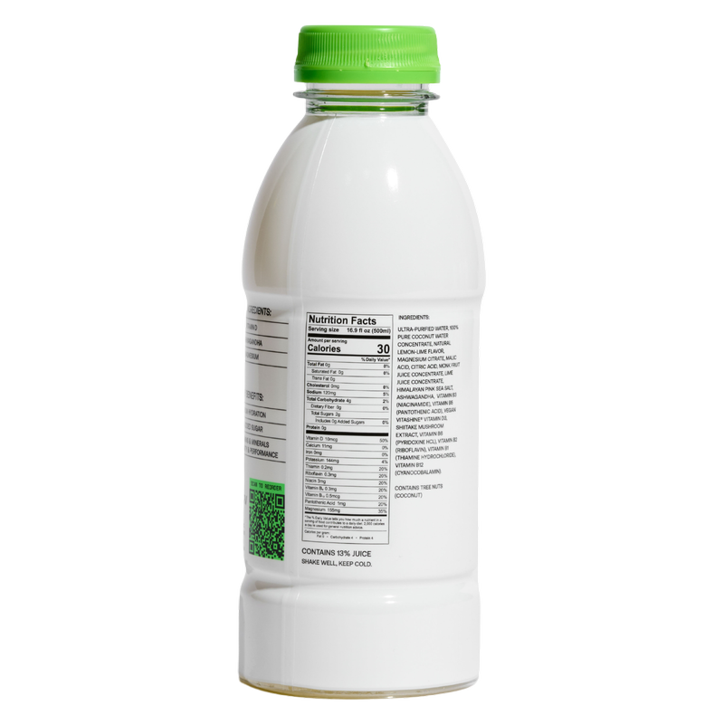 Barcode Fitness Water Lemon Lime 16.9oz Btl