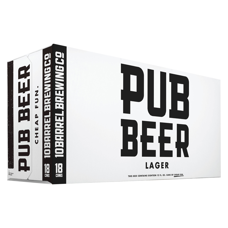 10 Barrel Pub Beer 18pk 12oz Can 5.0% ABV