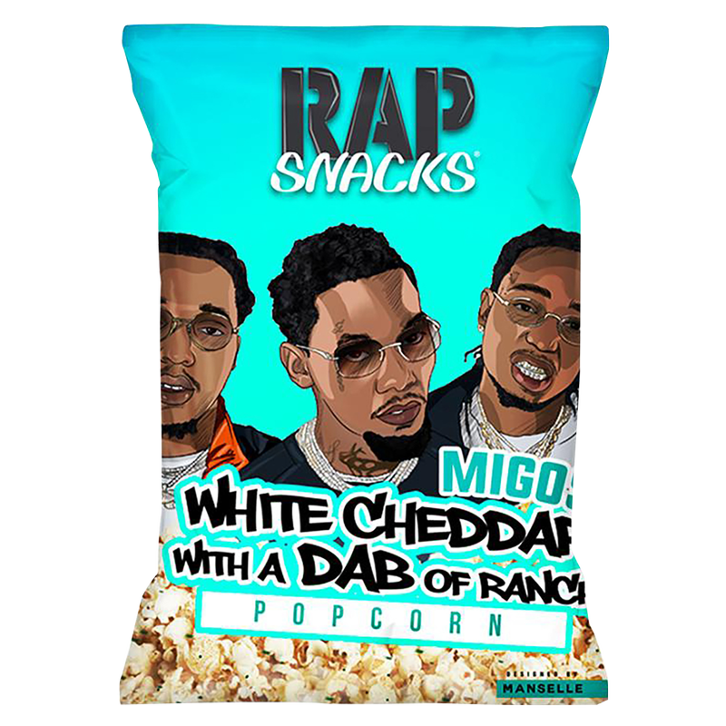 Rap Snacks Migos White Cheddar with Ranch Popcorn 2.75oz
