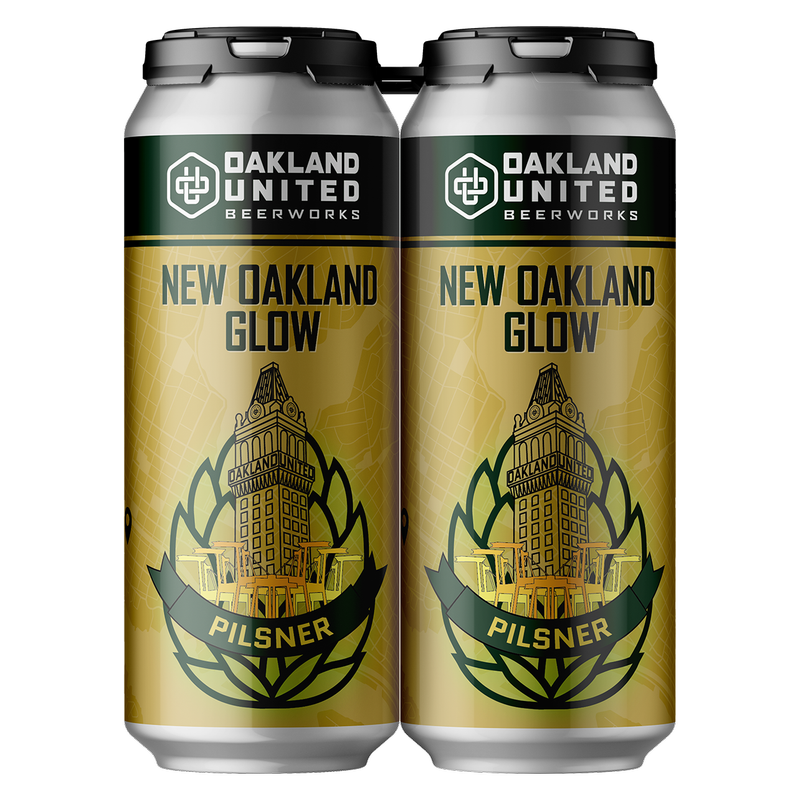 Oakland United Beerworks New Oakland Glow Pilsner (4PKC 16 OZ)