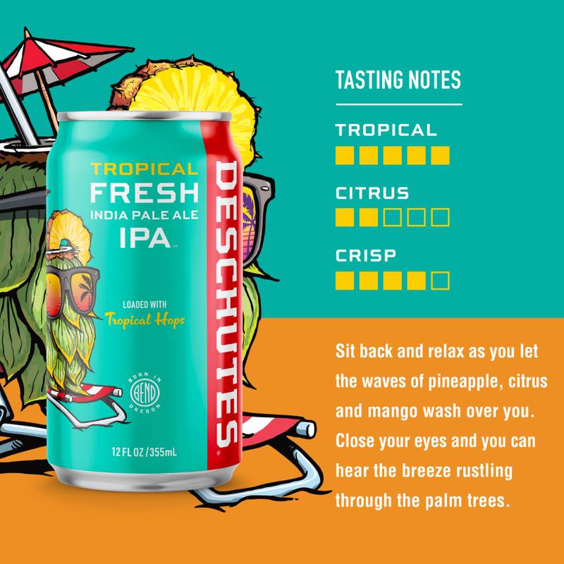 Deschutes Tropical Fresh IPA 6/12oz Can