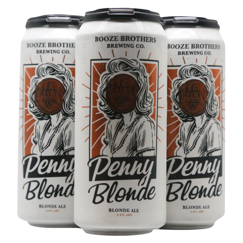 Booze Brothers Penny Blonde Ale 4pk 16oz Can