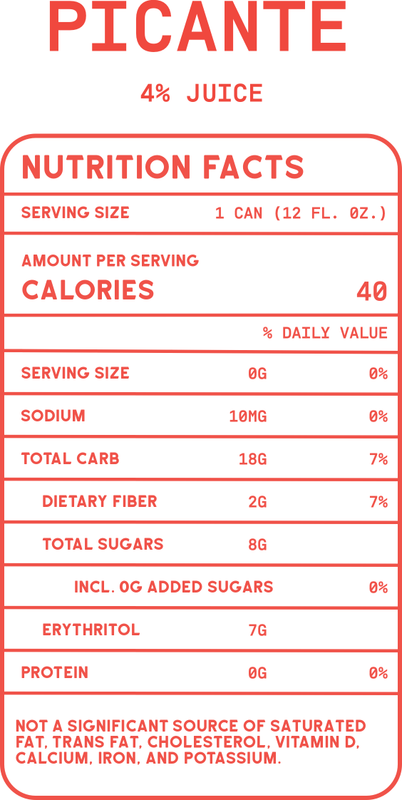 DE LA CALLE Tepache - Picante Drink-12oz