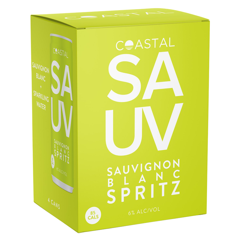 Coastal Spritz Sauvignon Blanc Spritz 4pk 12oz Can 6.0% ABV