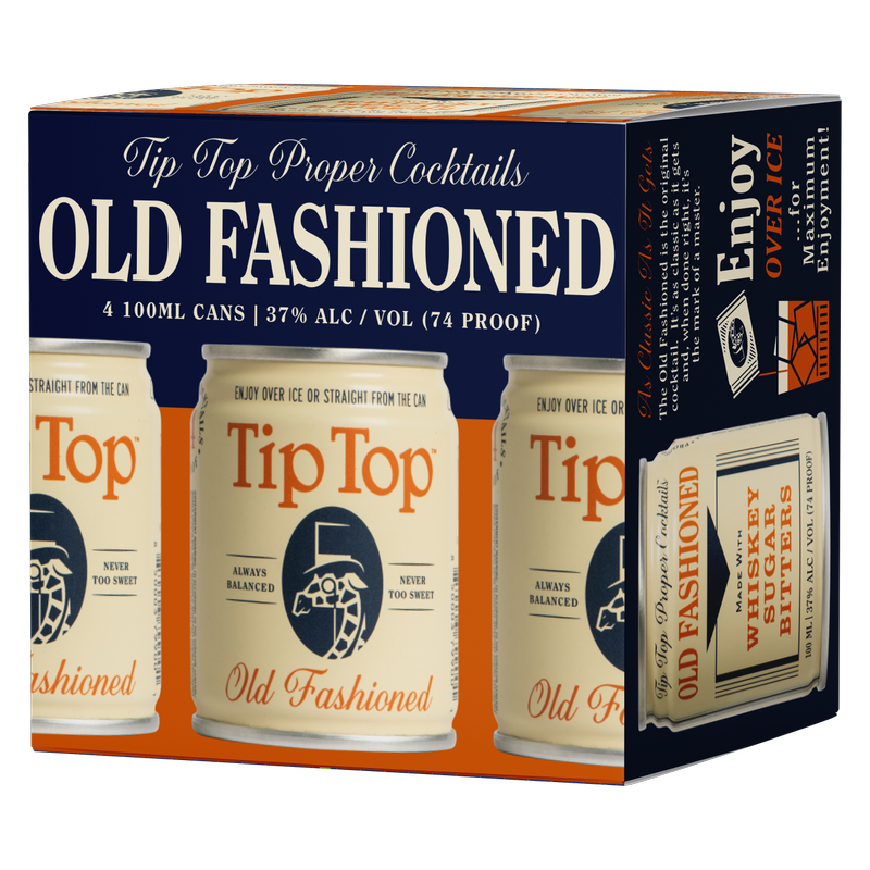 Tip Top Old Fashioned 4pk 100ml Can