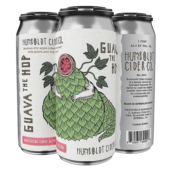 Humboldt Cider Co. Guava The Hop 4pk 16oz Can