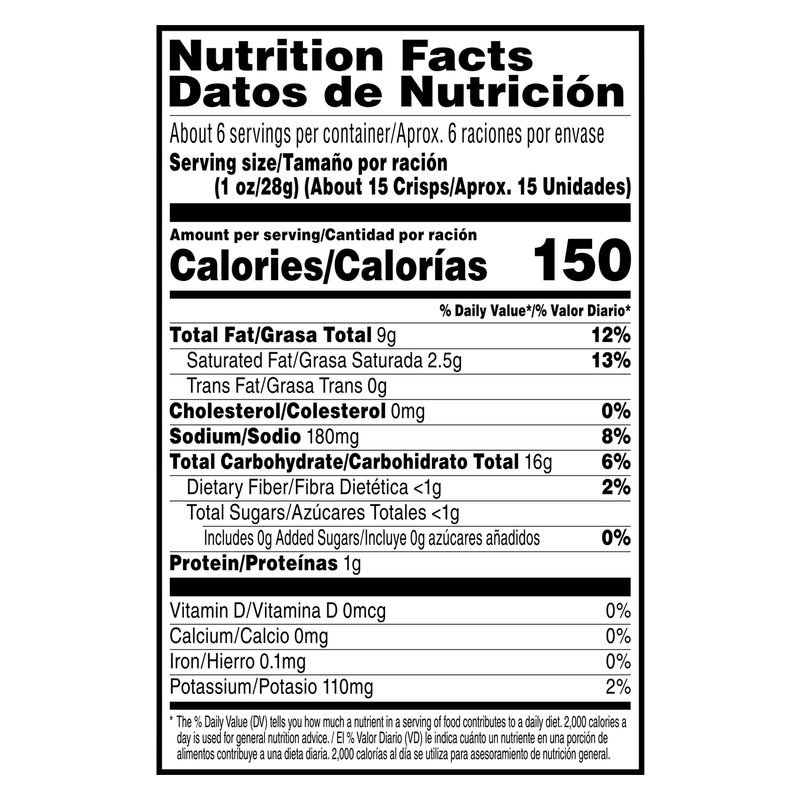 Pringles Potato Crisps Chips Ranch 5.5oz Snacks on the Go