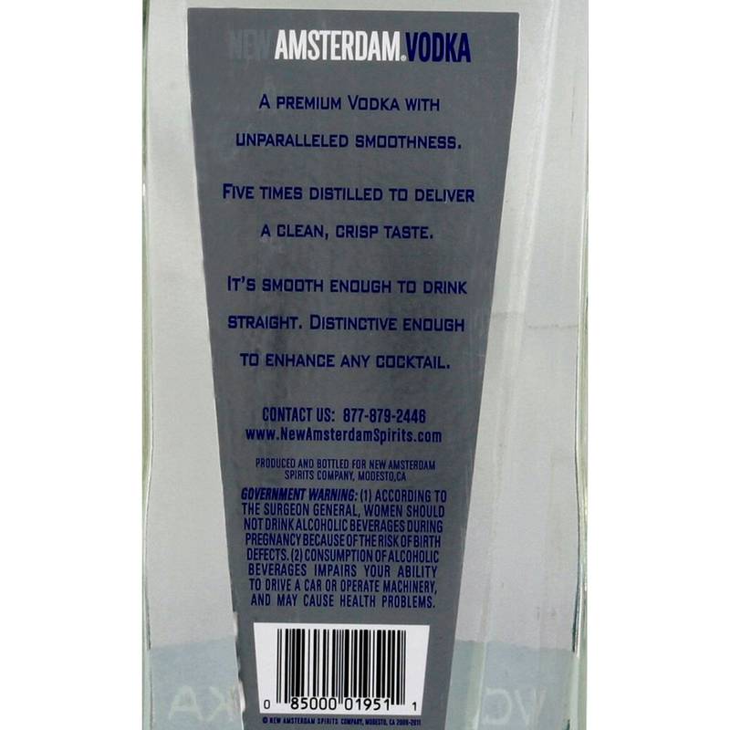 New Amsterdam Vodka 1.75L (80 Proof)