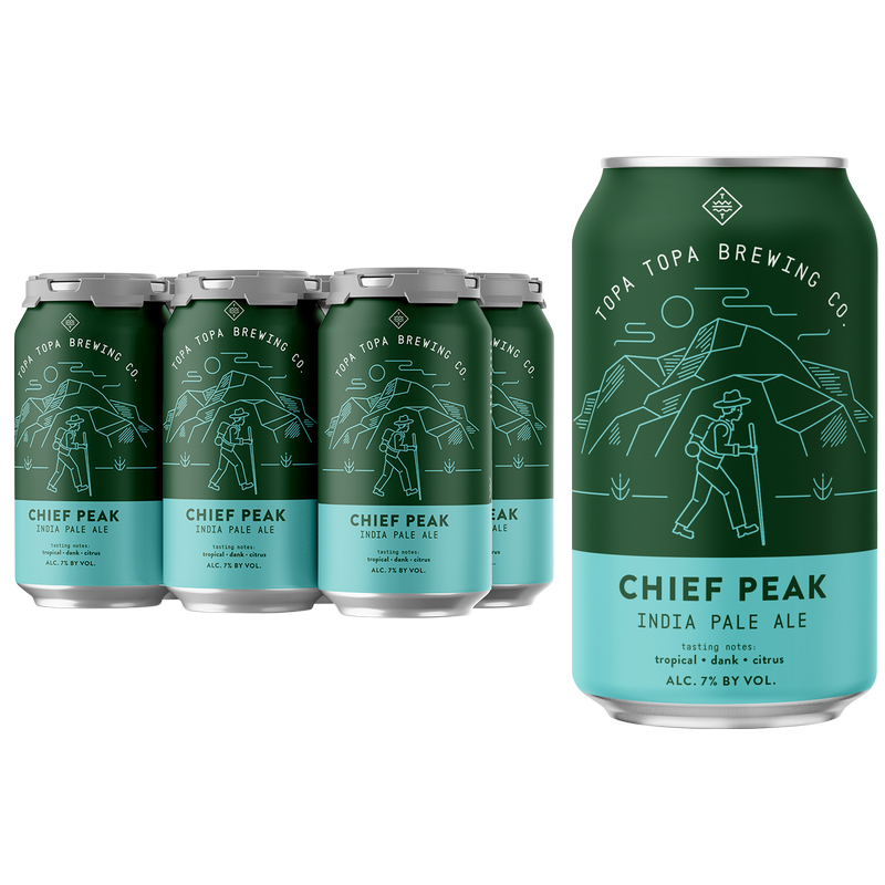 Topa Topa Chief Peak IPA 6pk 12oz Can 7.0% ABV