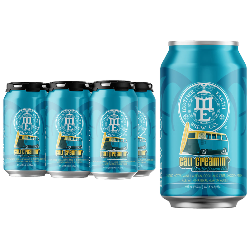 Mother Earth Cali Creamin Creamsicle 6pk 12oz Can 5.0% ABV