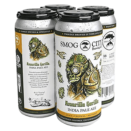 Smog City Amarilla Gorilla IPA 4pk 16oz Can