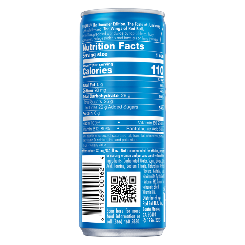 Red Bull Sea Blue Edition Energy Drink 12oz Can