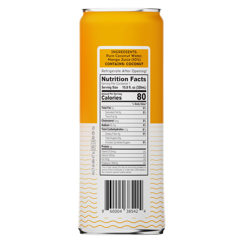 100 Coconuts Pure Mango 11oz Can