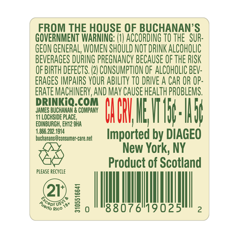 Buchanans Pineapple 1.75L