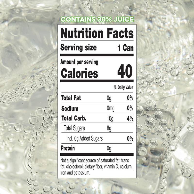 GoodPop Lemon Lime Juice & Bubbly Water 6pk 7.5oz Mini Can