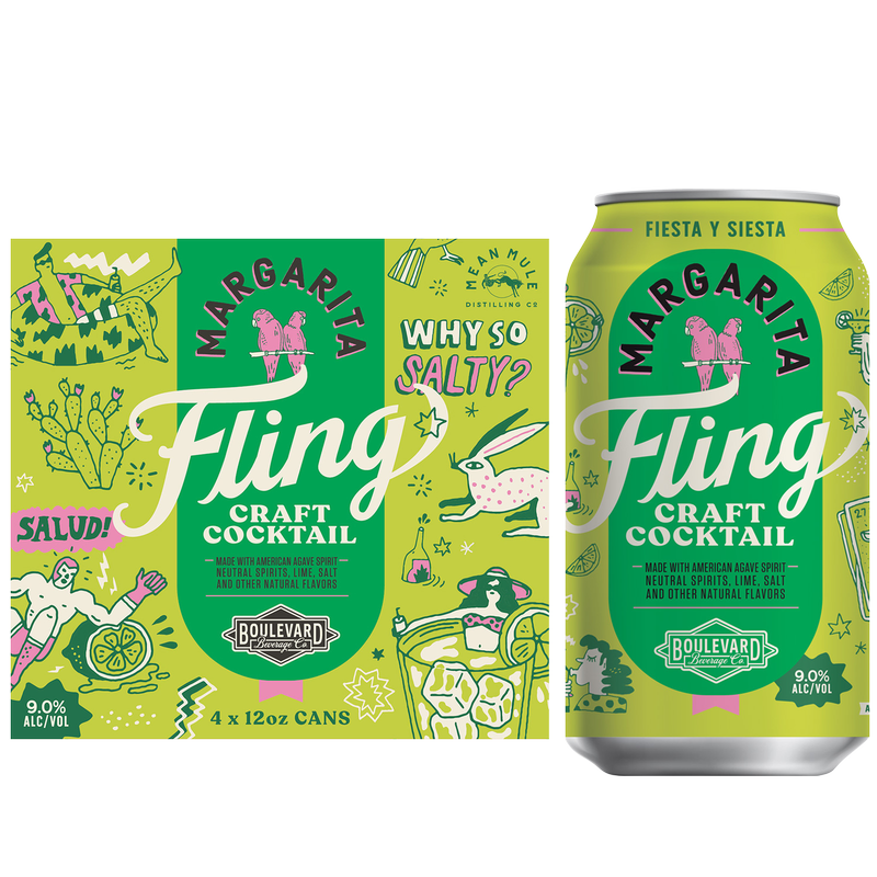 Boulevard Fling Margarita 4pk 12oz Can 9% ABV