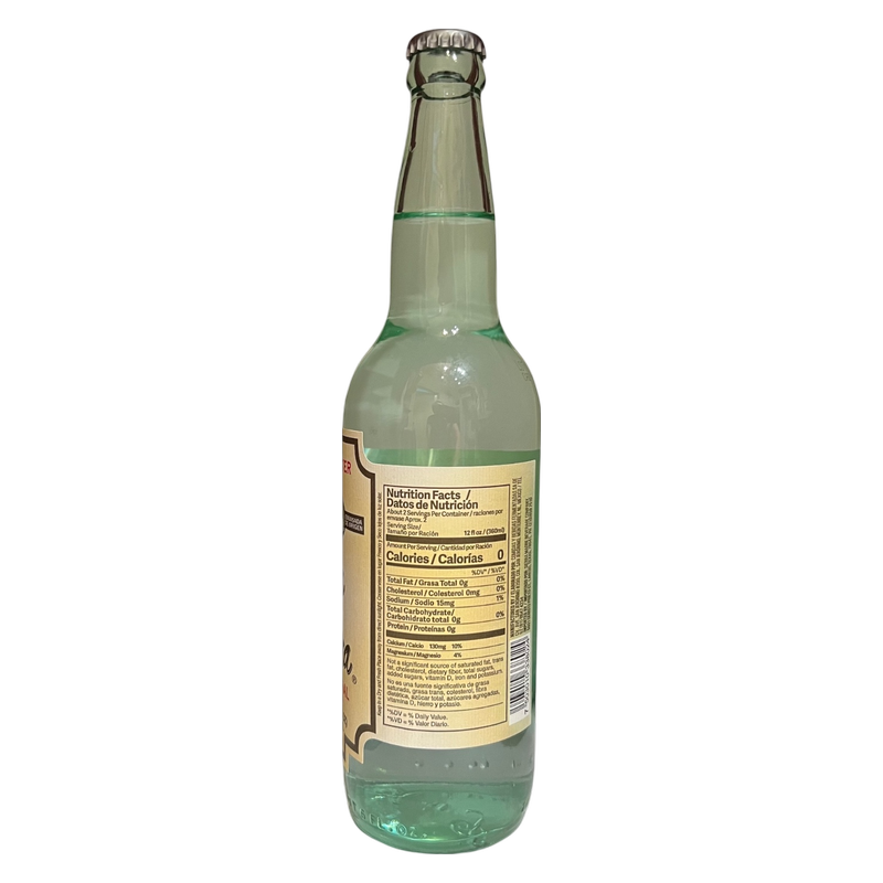 Agua de Piedra Carbonated Mineral Water 22oz Glass Bottle