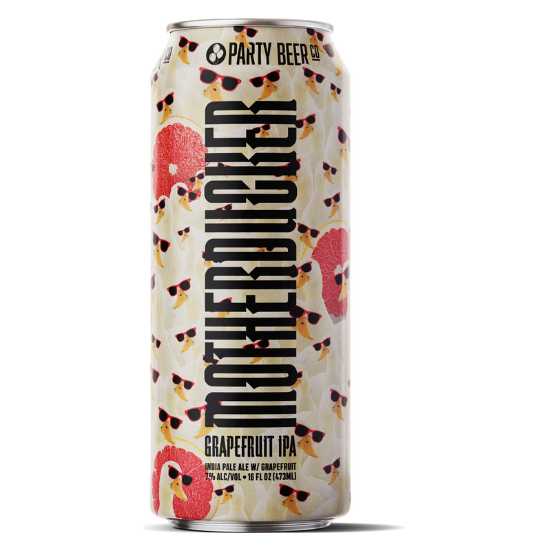 Party Beer Mother Ducker Grapefruit IPA 4pk 16oz Can 7% ABV