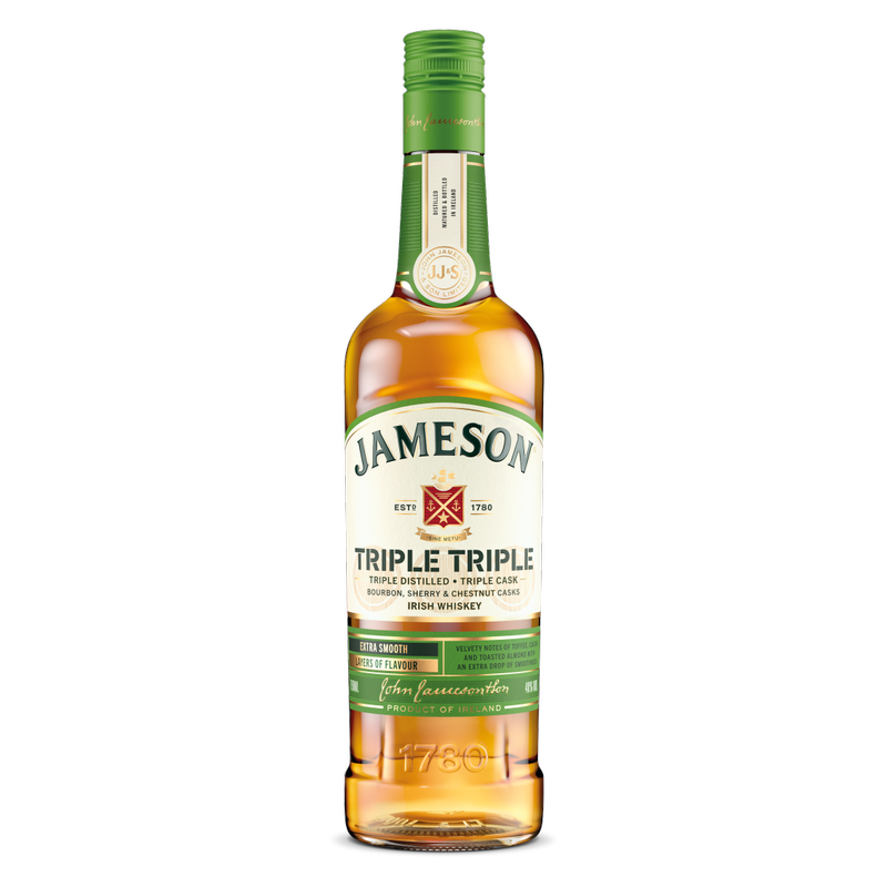 Jameson Triple Triple Irish Whiskey 750ml Bottle