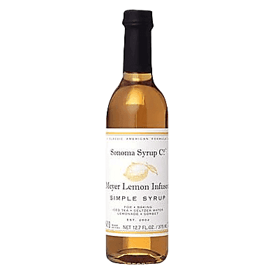Ss Meyer Lemon Simple Syrup Single 12.7oz Btl