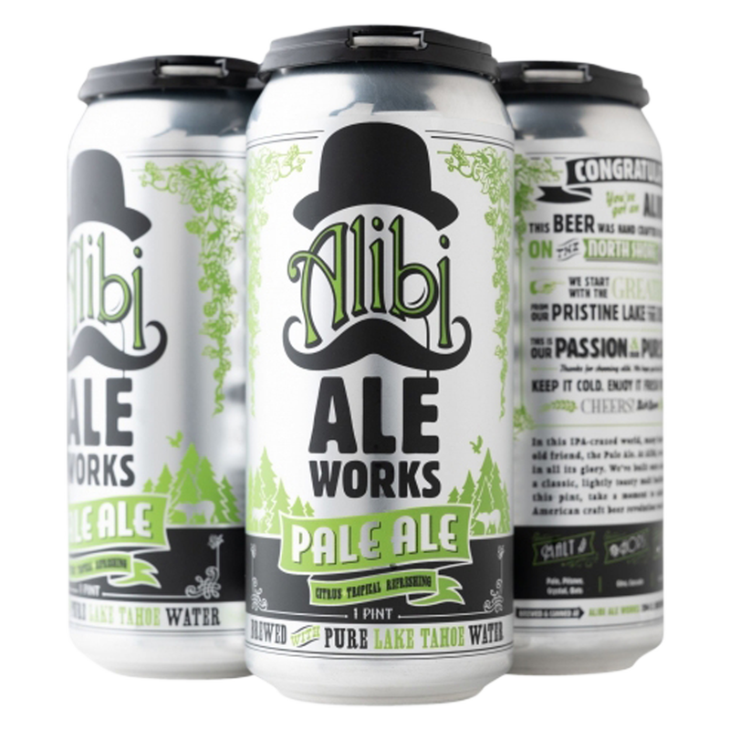 ALIBI AW PALE ALE 4PKC (4PKC 16 OZ)