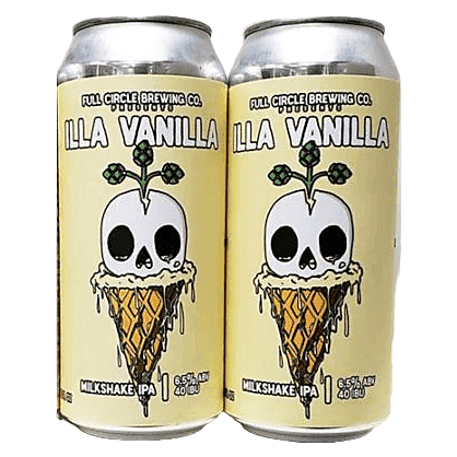 Full Circle Brewing Illa Vanilla Milkshake IPA 4pk 16oz Can