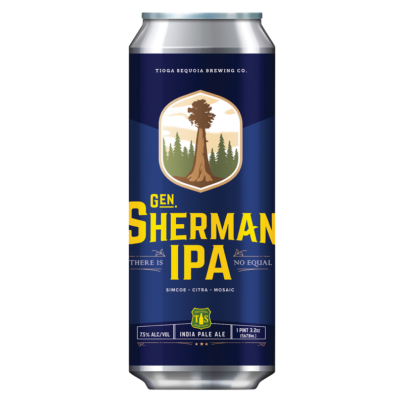Tioga-Sequoia Brewing General Sherman IPA 4pk 16oz Can