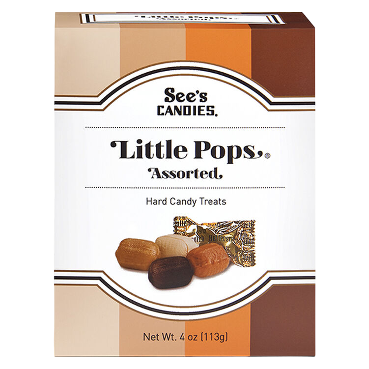 See's Candy Assorted Gourmet Little Pops 4oz