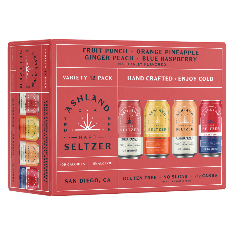 Ashland Hard Seltzer Specialty Variety Pack 12pk 12oz Cans
