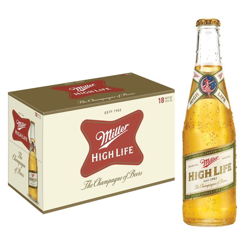 Miller High Life 18pk 12oz Btl 4.6% ABV
