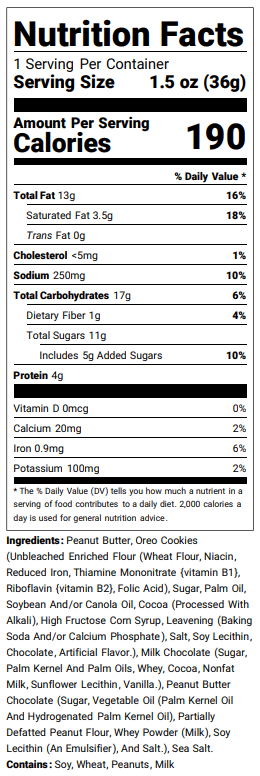 Zac's Sweet Shop Peanut Butter Sandwich Cookies, 3 oz