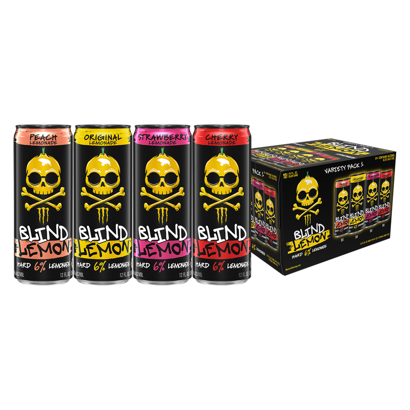 Monster Blind Lemon Variety Pack 12pk 12oz Can