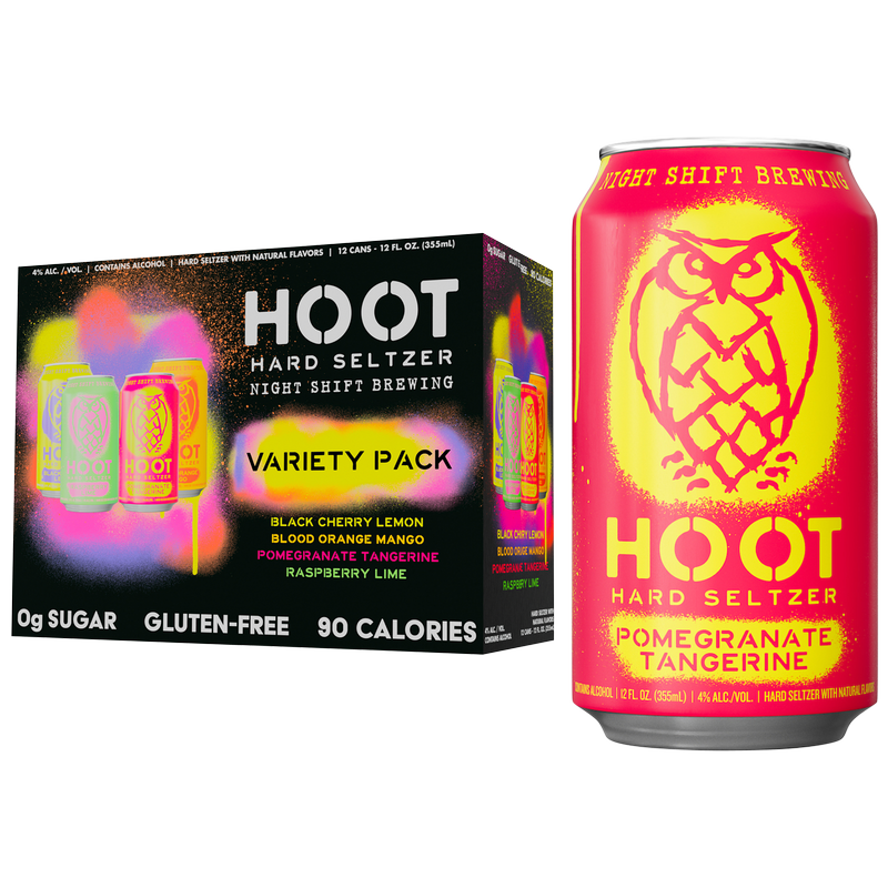 Night Shift Hoot Variety Seltzer 12pk 12oz 4.0% ABV