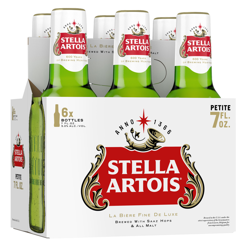 Stella Artois Petite Bottles 6pk 7oz Btl