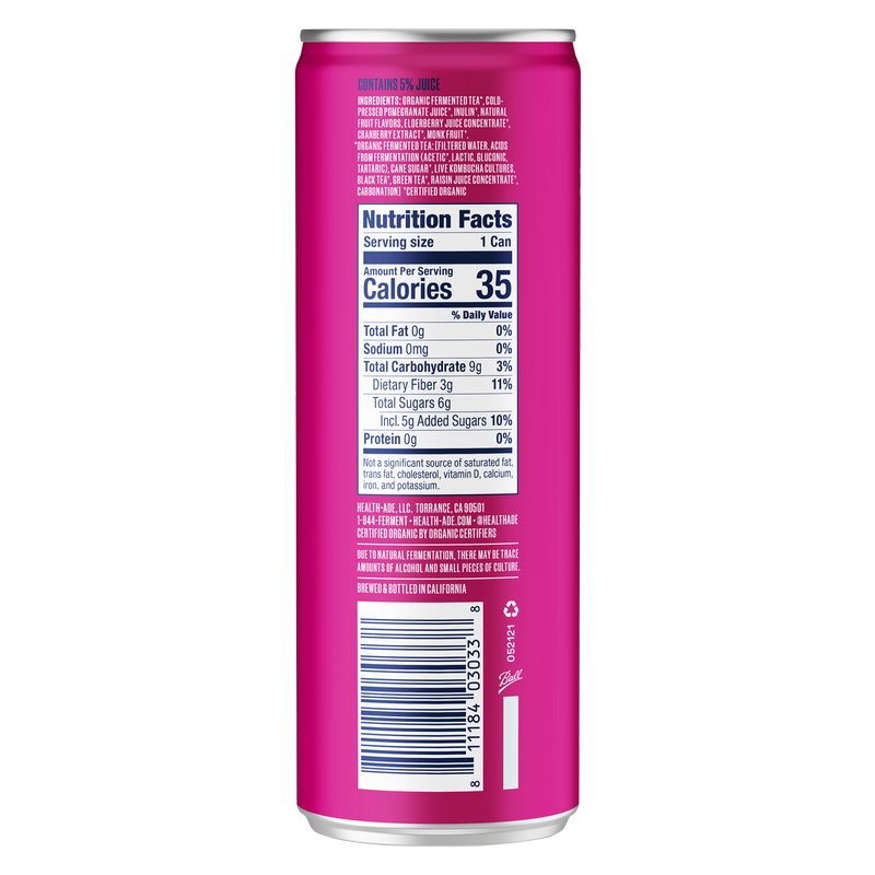 Health-Ade Pop Pomegranate Berry 12oz