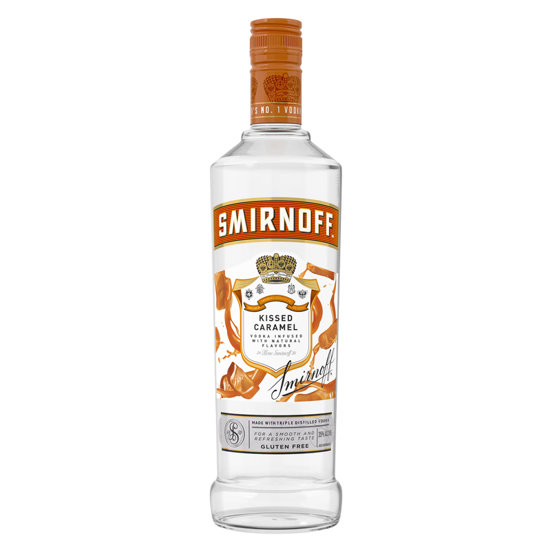 Smirnoff Kissed Caramel Vodka 750ml (60 Proof)