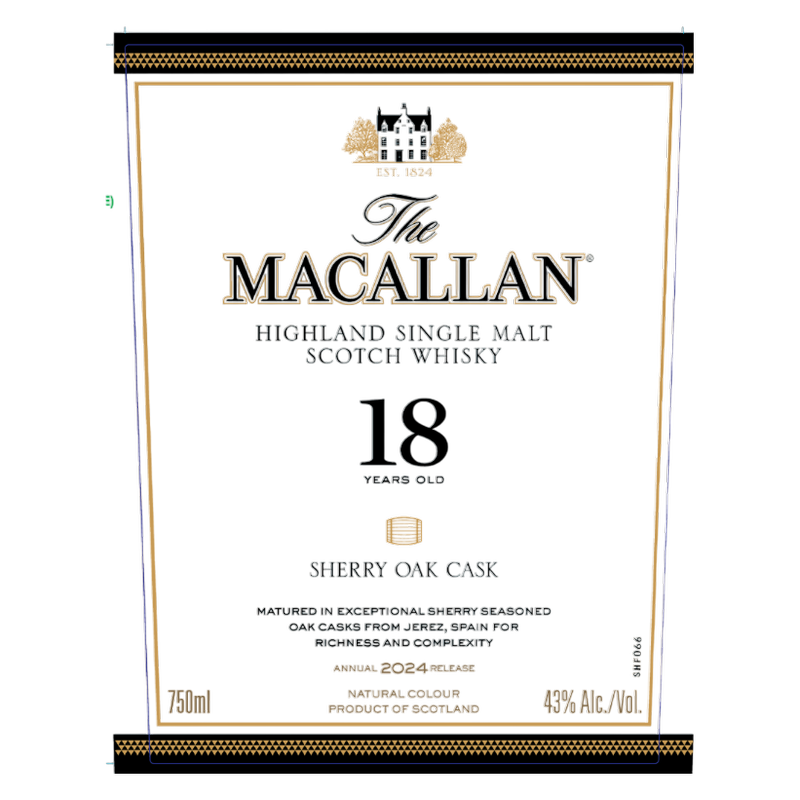 Macallan 18 Yr Sherry Oak 750ml (86 Proof)