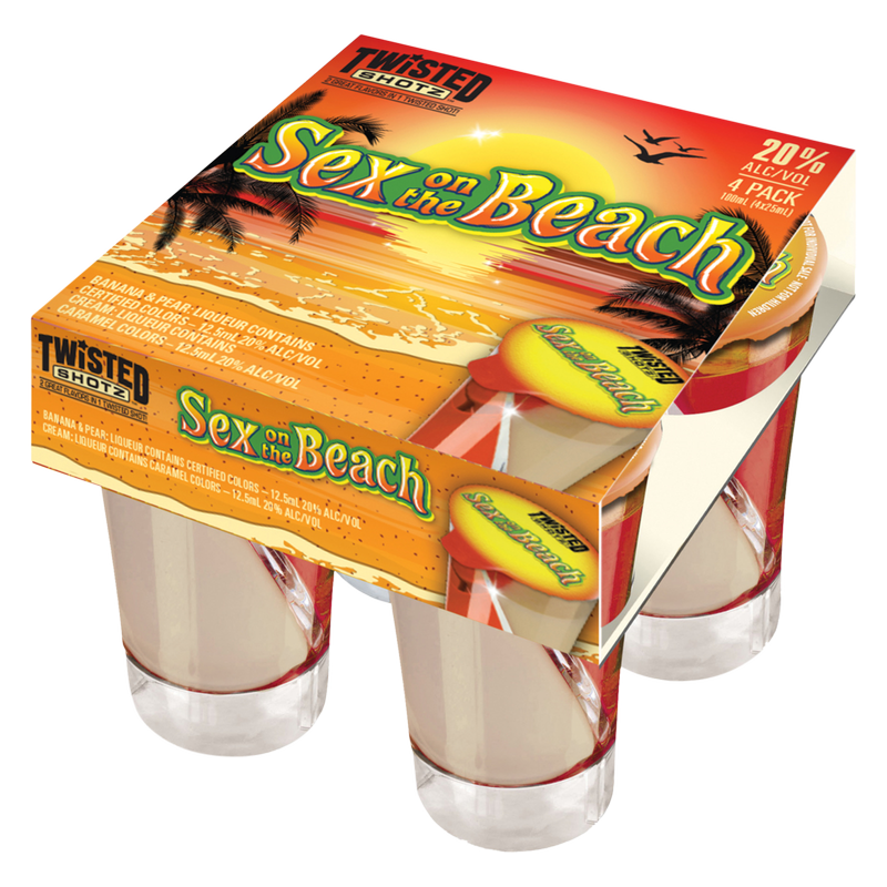 Twisted Shotz Sex On The Beach 25ml