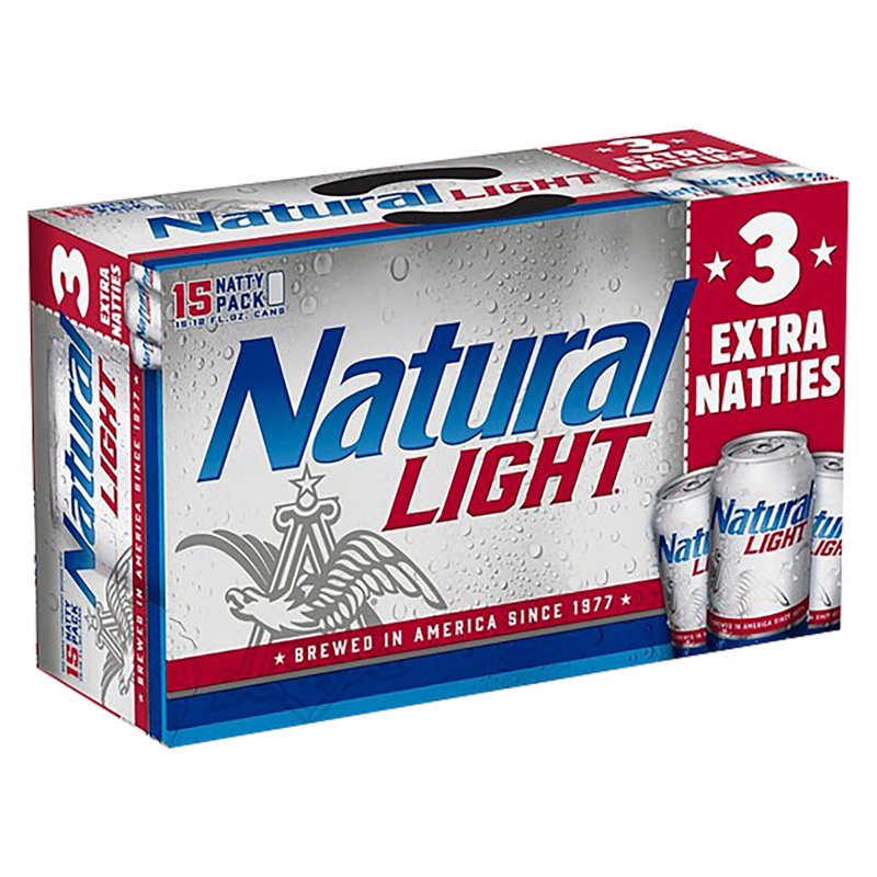Natural Light 15pk 12oz Can 4.2% ABV